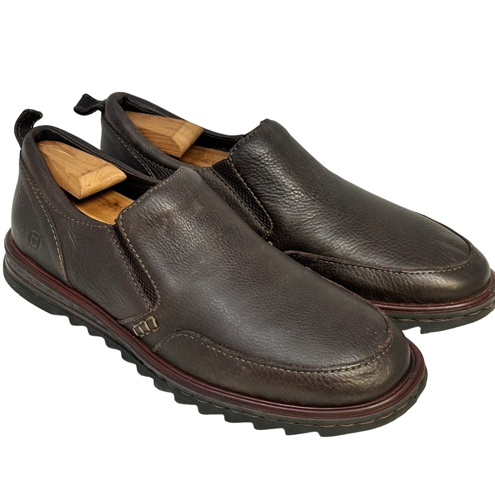 Born Brown Leather Loafers